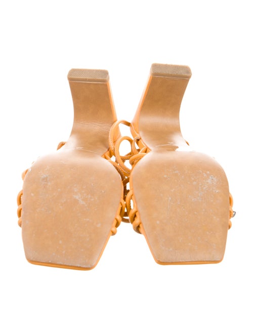 Jonathan Simkhai Leather Bow Accents Gladiator Sandals