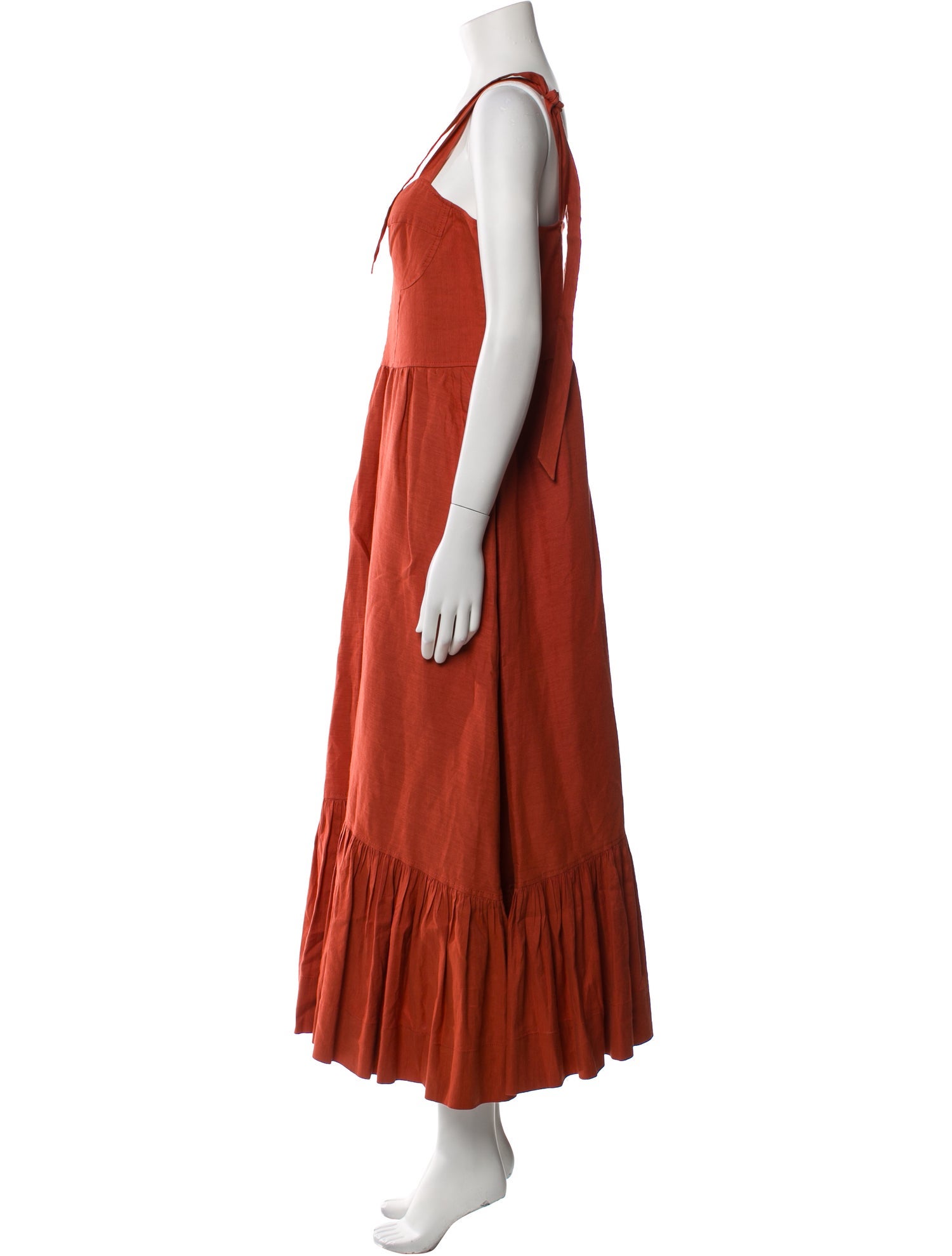 Jonathan Simkhai Square Neckline Long Dress