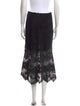 Jonathan Simkhai Lace Pattern Midi Length Skirt