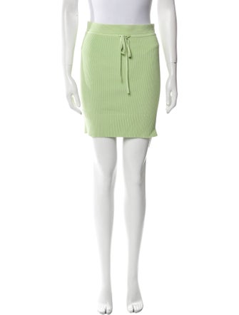 Jonathan Simkhai Bow Accents Mini Skirt