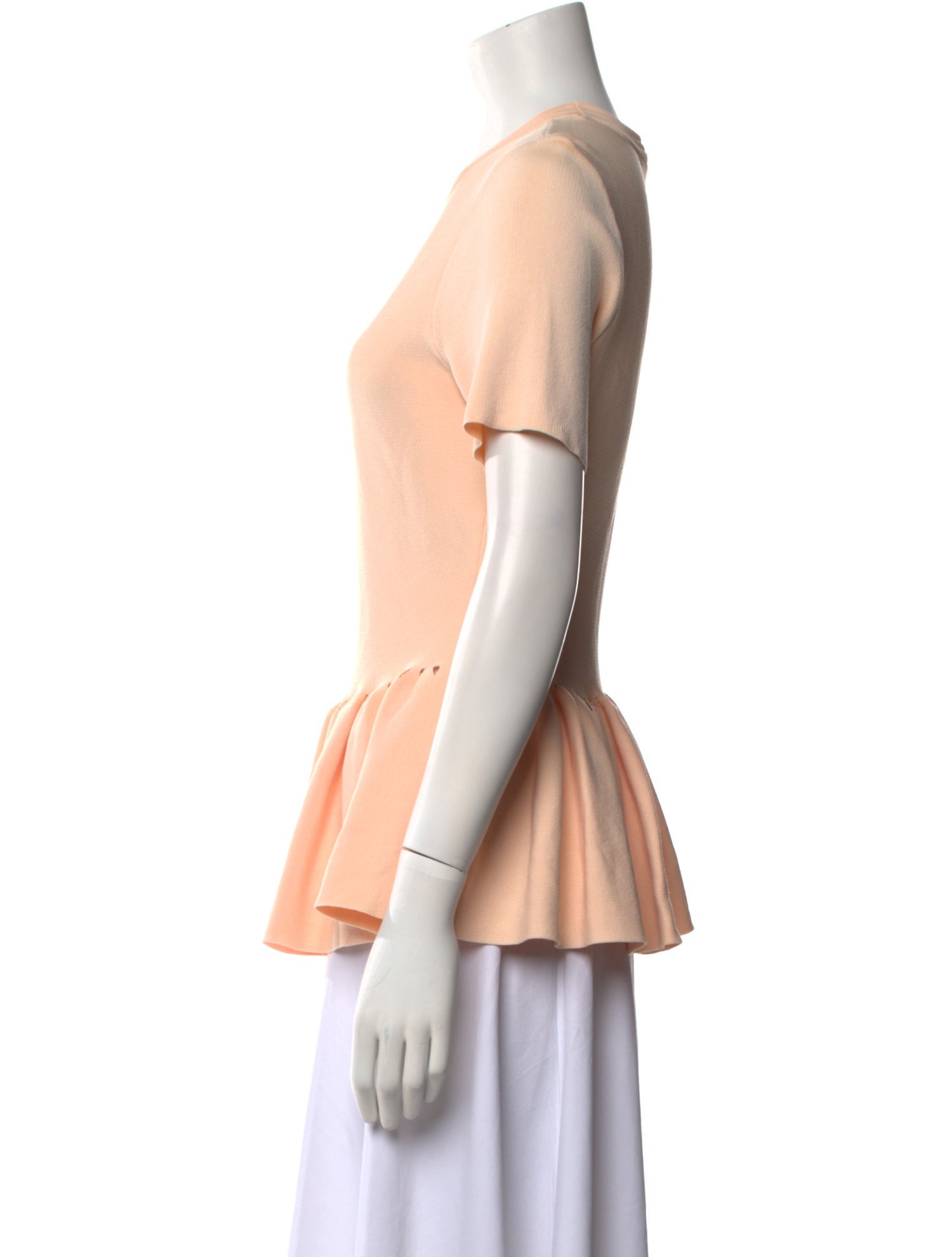 Jonathan Simkhai Crew Neck Short Sleeve Top