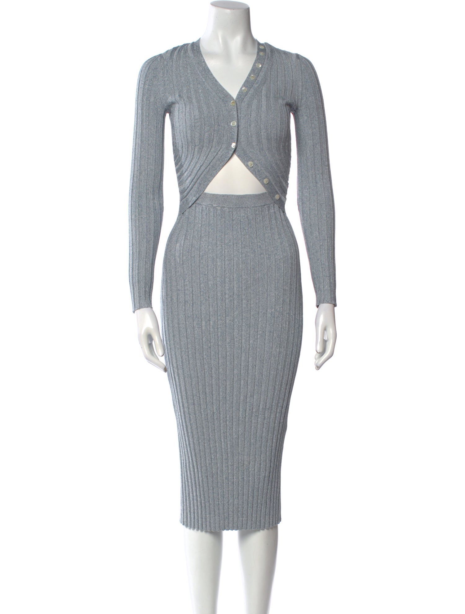 Jonathan Simkhai V-Neck Midi Length Dress