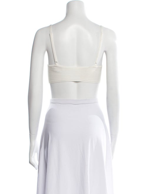 Jonathan Simkhai Square Neckline Sleeveless Crop Top