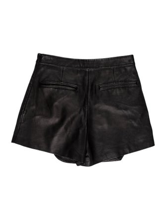 Jonathan Simkhai Leather Mini Shorts