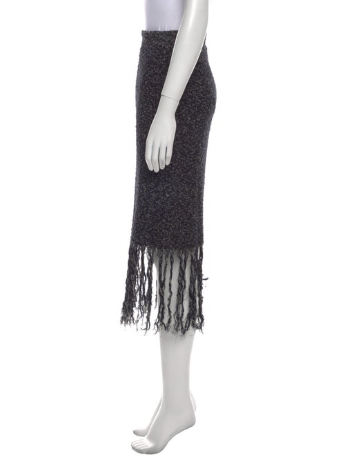 Jonathan Simkhai Tweed Pattern Midi Length Skirt