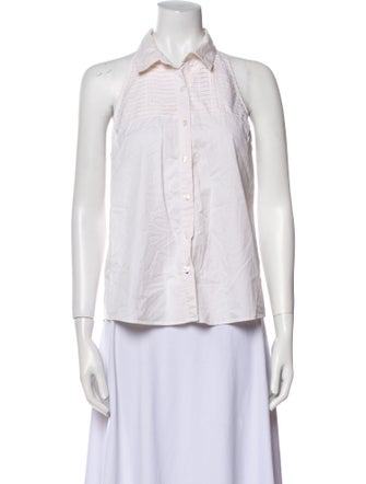 Jonathan Simkhai Sleeveless Button-Up Top