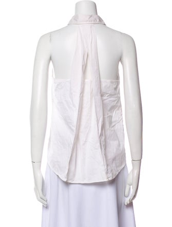 Jonathan Simkhai Sleeveless Button-Up Top