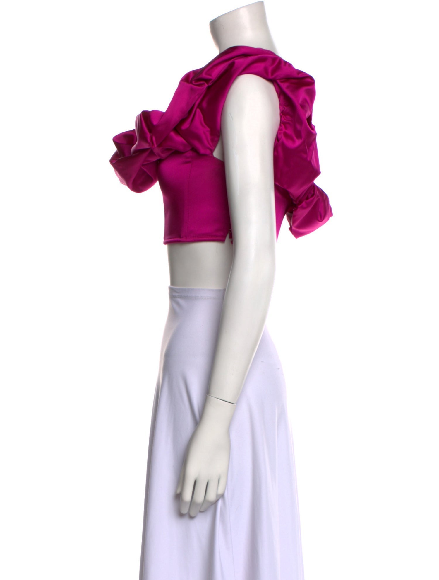 Jonathan Simkhai Square Neckline Sleeveless Crop Top