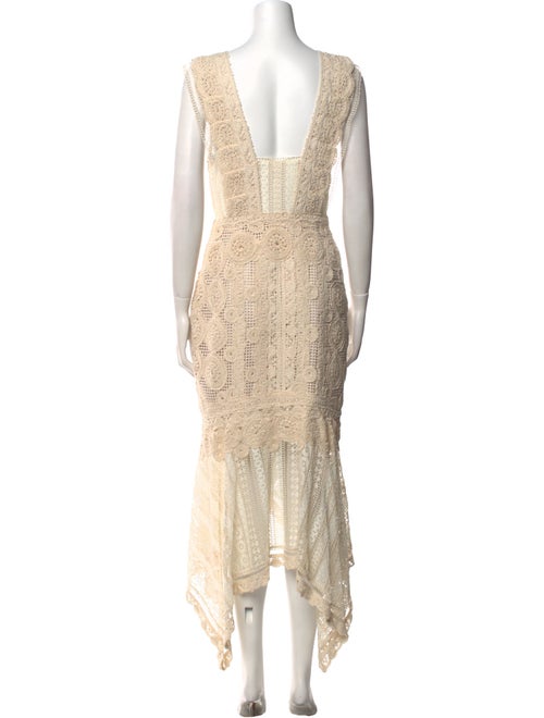 Jonathan Simkhai Lace Pattern Knee-Length Dress