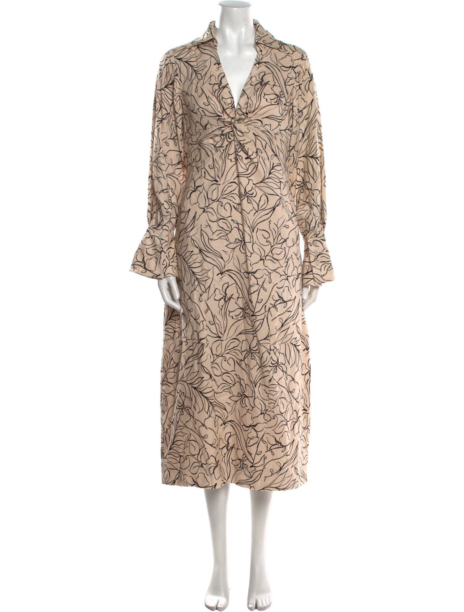 Jonathan Simkhai Printed Long Dress w/ Tags