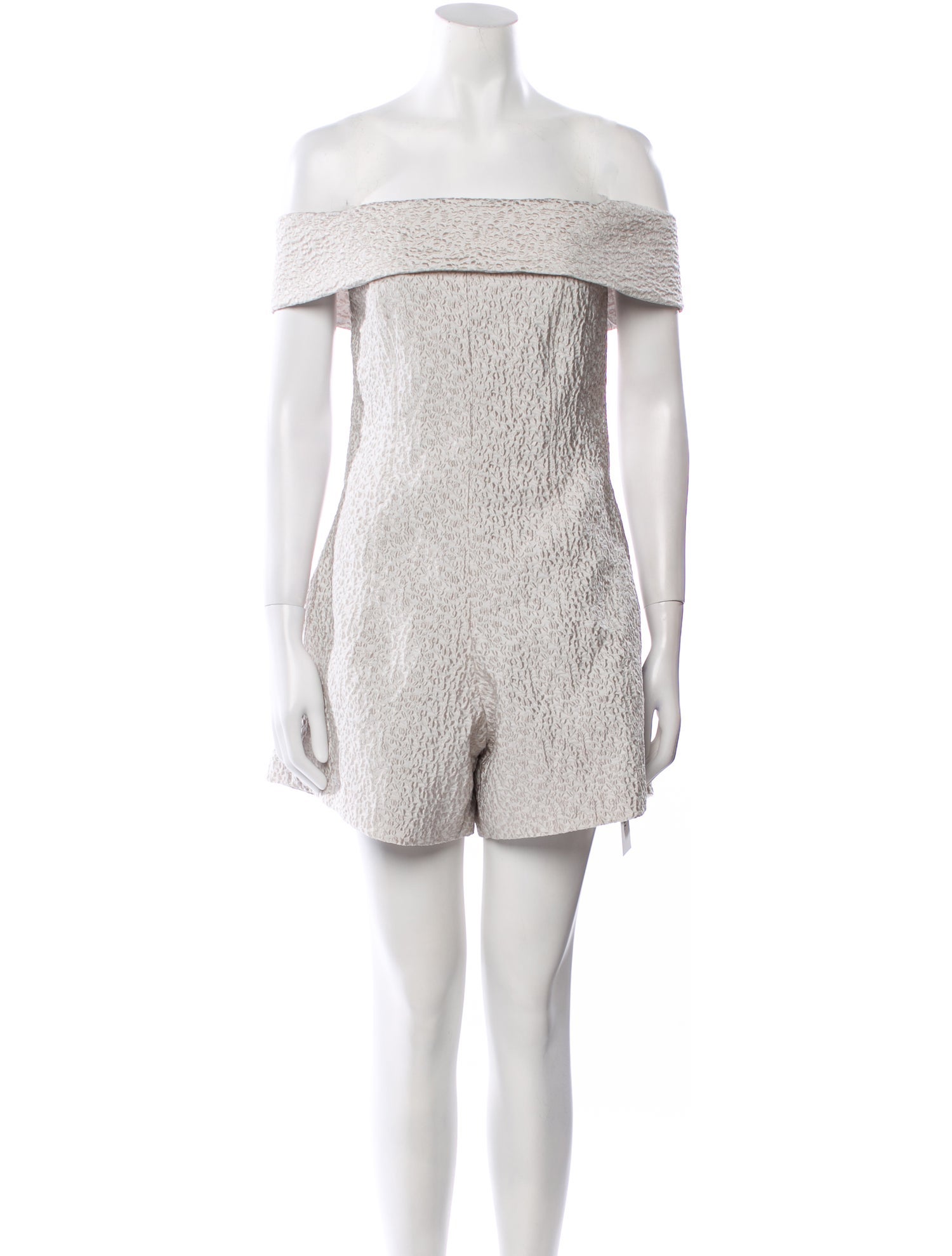 Jonathan Simkhai Off-The-Shoulder Romper