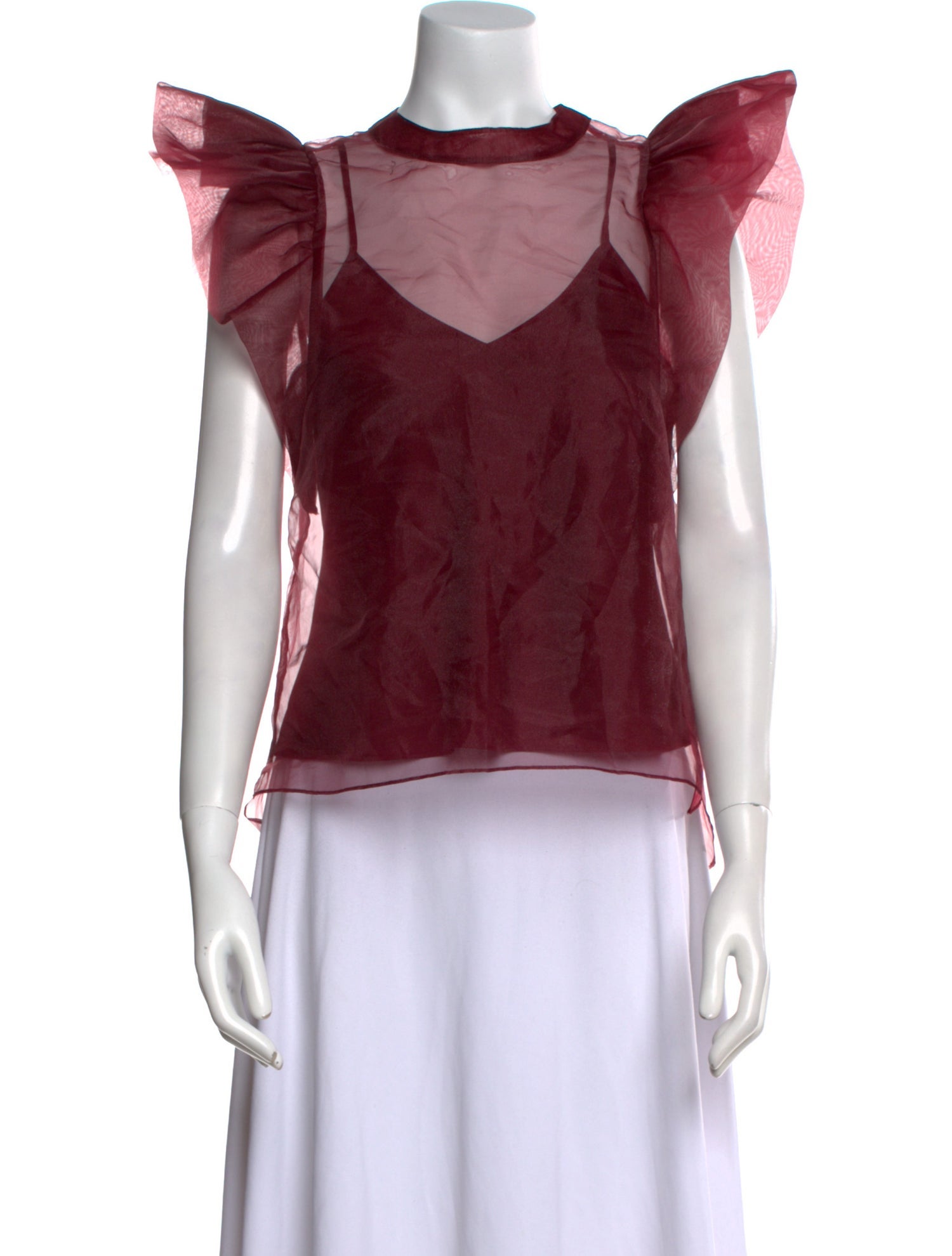 Jonathan Simkhai Crew Neck Short Sleeve Top