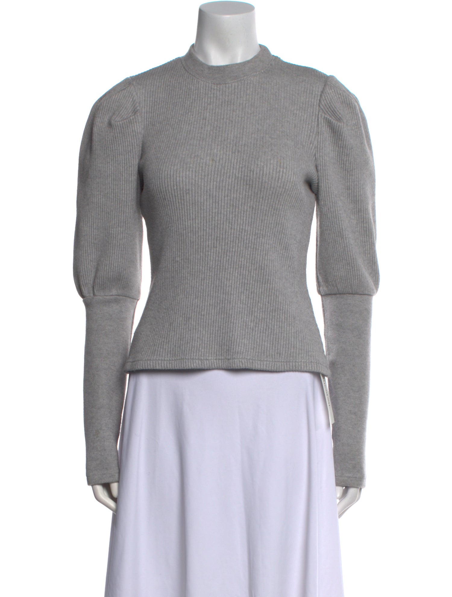 Jonathan Simkhai Mock Neck Long Sleeve Top