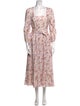 Jonathan Simkhai Floral Print Long Dress