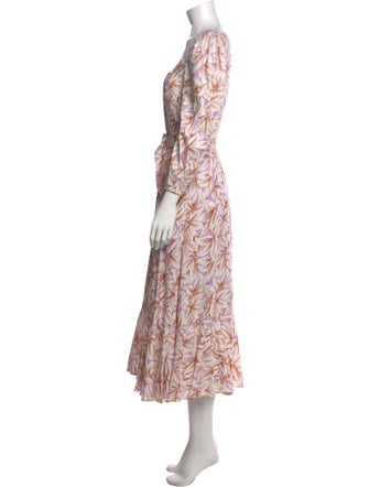 Jonathan Simkhai Floral Print Long Dress