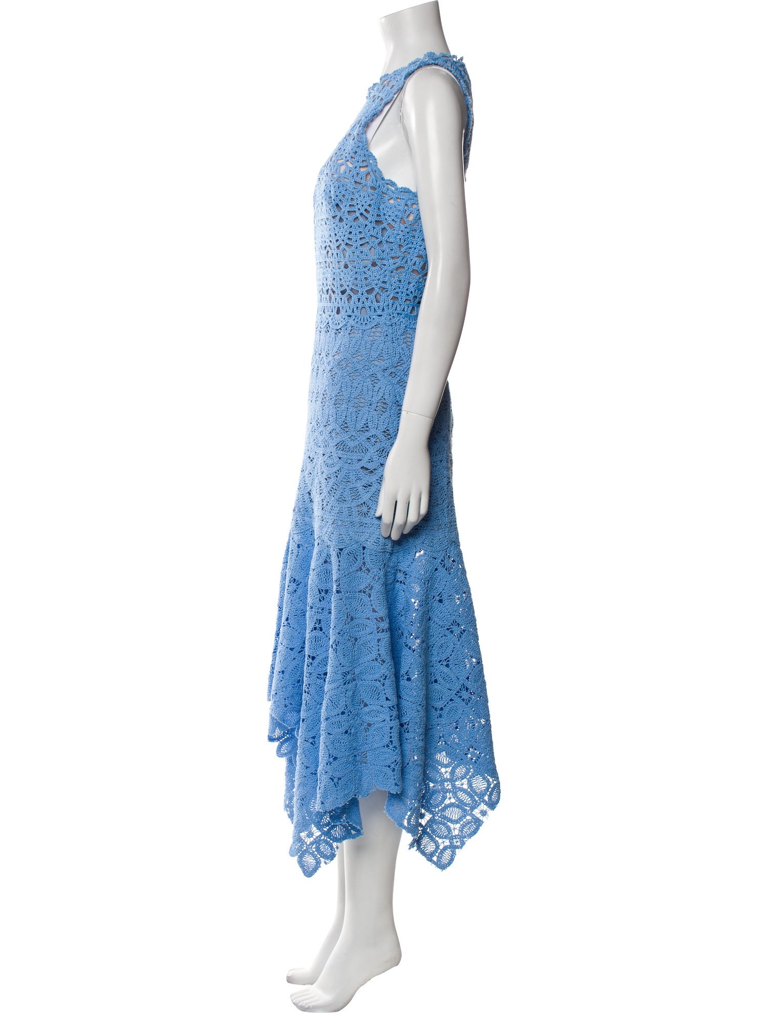 Jonathan Simkhai Crew Neck Long Dress