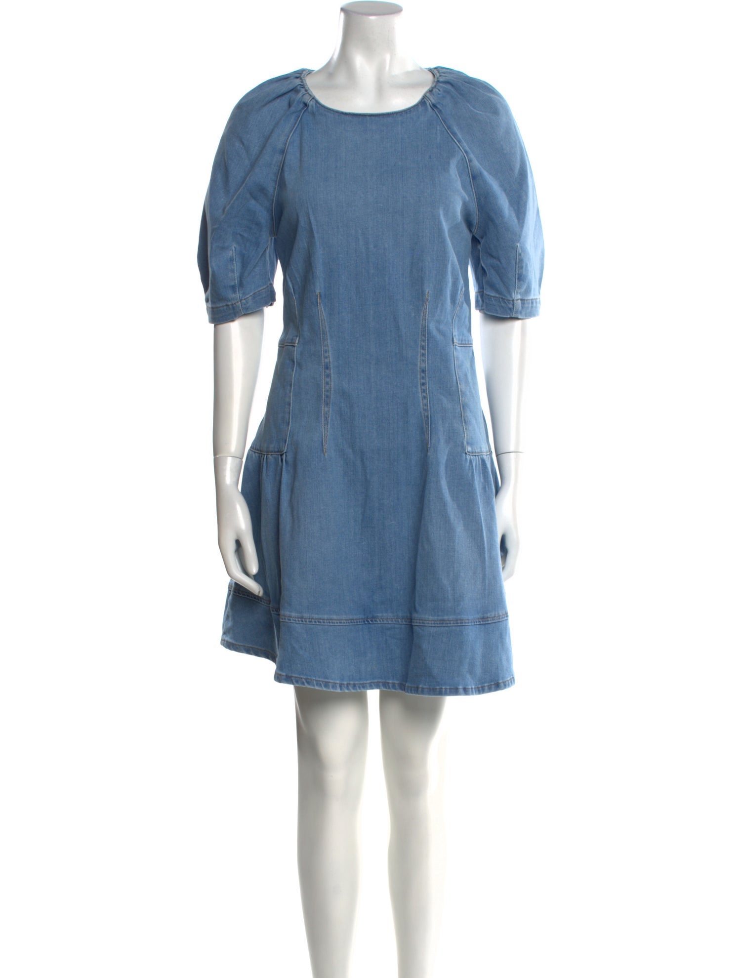 Jonathan Simkhai Scoop Neck Mini Dress