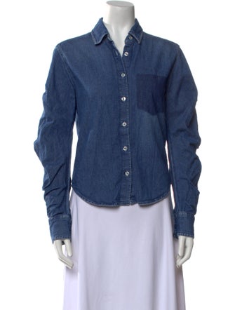 Jonathan Simkhai Long Sleeve Button-Up Top