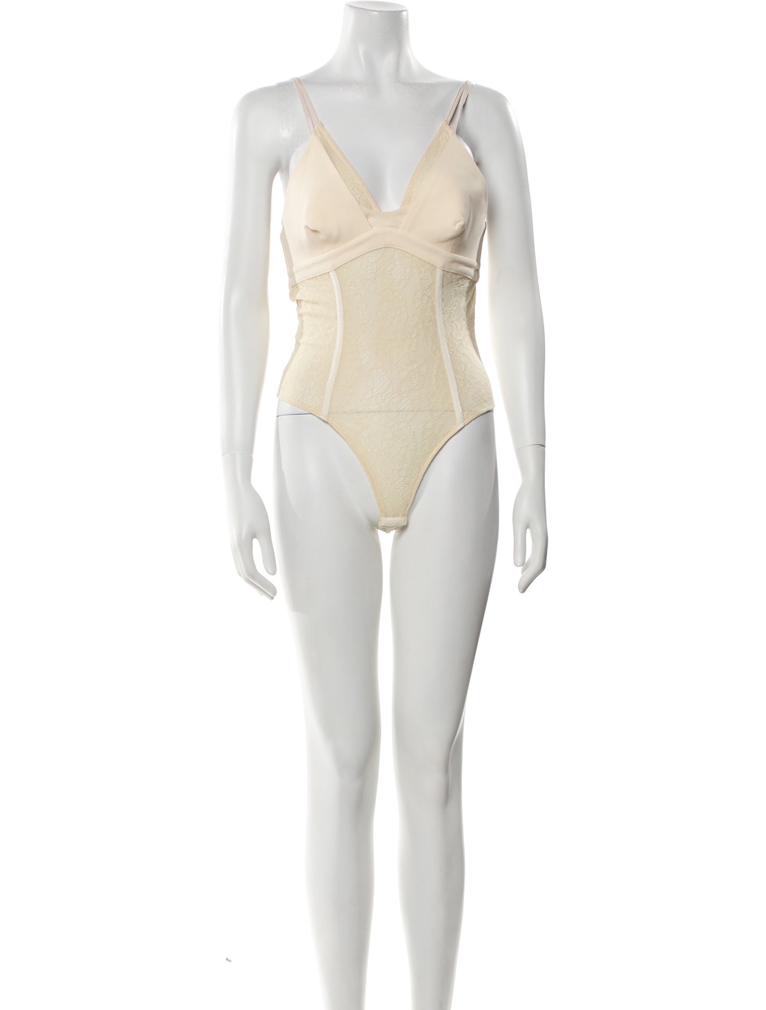 Jonathan Simkhai V-Neck Sleeveless Bodysuit