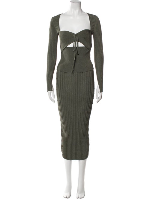 Jonathan Simkhai Cutout Accent Skirt Set