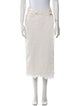 Jonathan Simkhai Raw-Edge Trim Midi Length Skirt