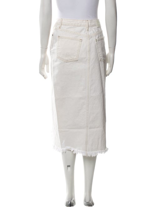 Jonathan Simkhai Raw-Edge Trim Midi Length Skirt