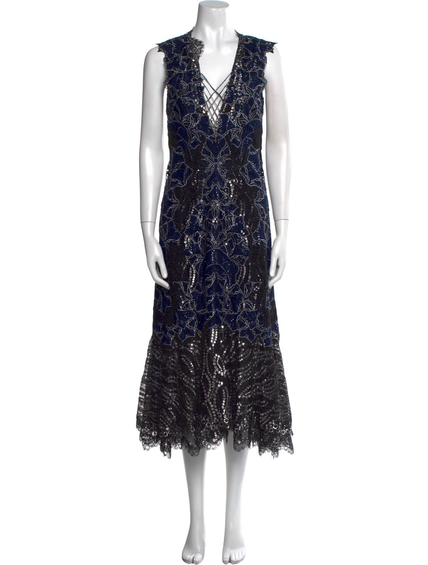 Jonathan Simkhai Lace Pattern Long Dress w/ Tags