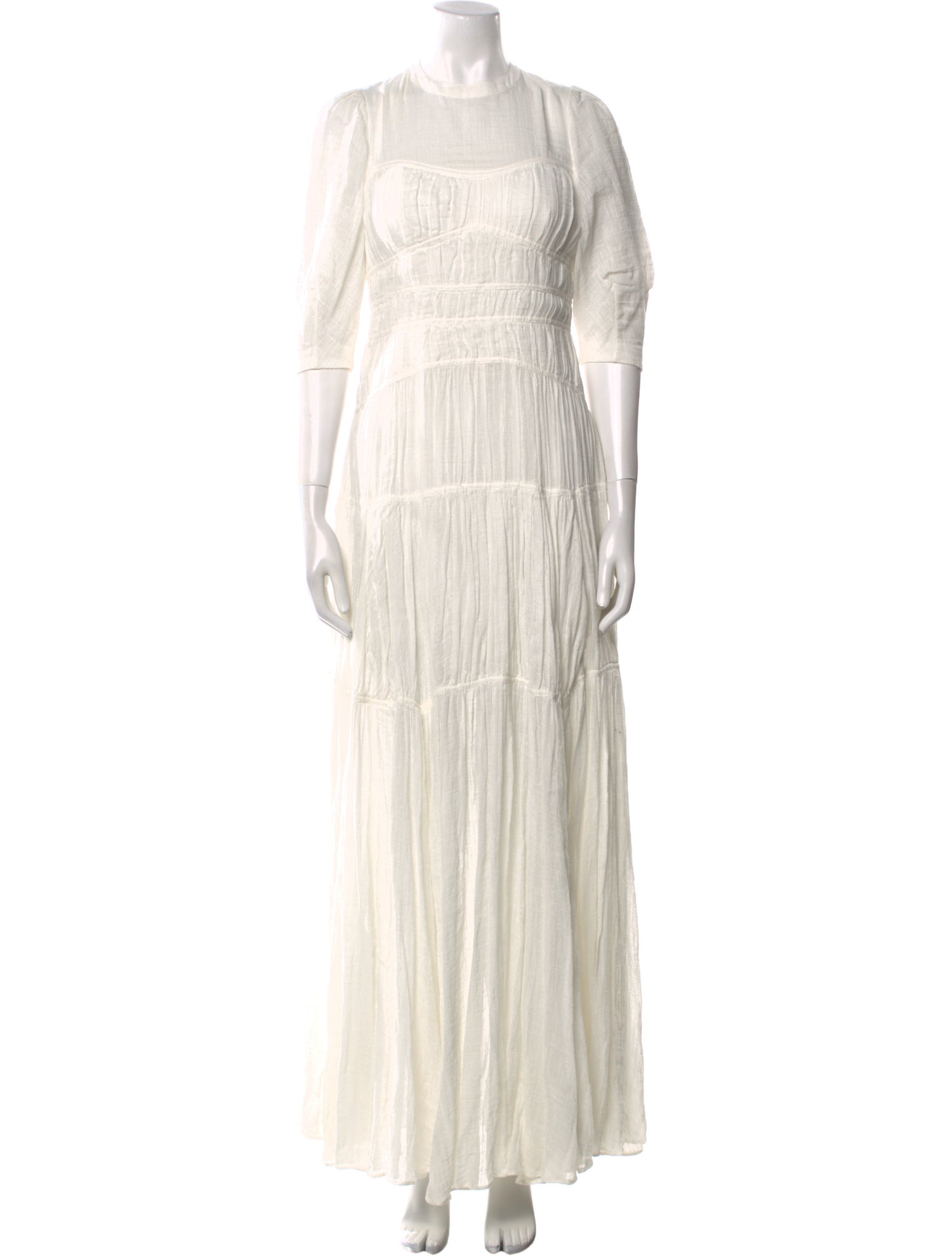 Jonathan Simkhai Mock Neck Long Dress