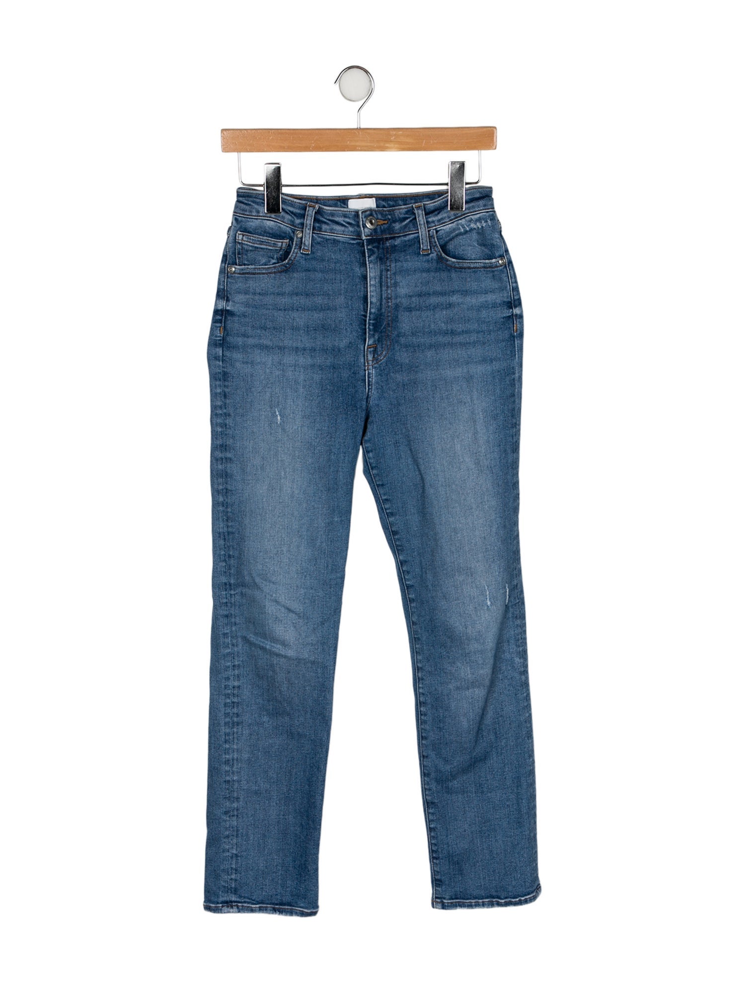 Jonathan Simkhai High-Rise Straight Leg Jeans