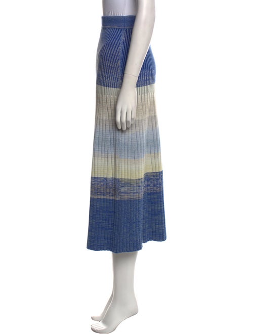 Jonathan Simkhai Striped Midi Length Skirt