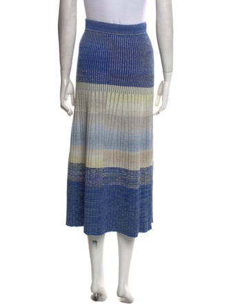 Jonathan Simkhai Striped Midi Length Skirt