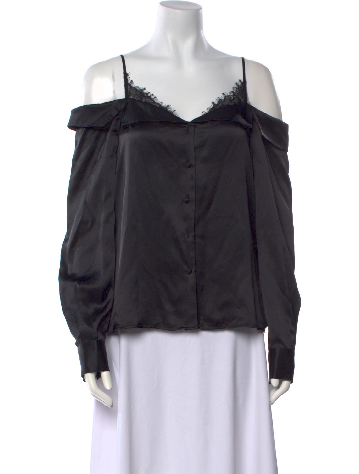 Jonathan Simkhai Silk Off-The-Shoulder Blouse