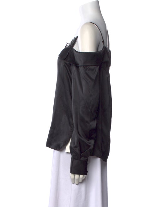 Jonathan Simkhai Silk Off-The-Shoulder Blouse