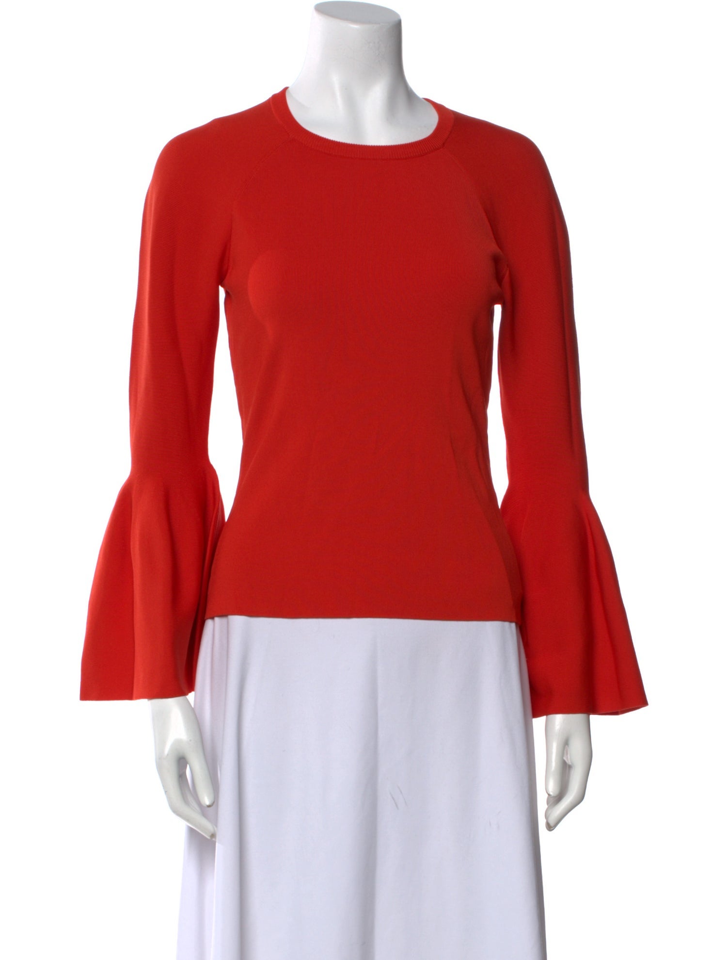 Jonathan Simkhai Crew Neck Long Sleeve Top