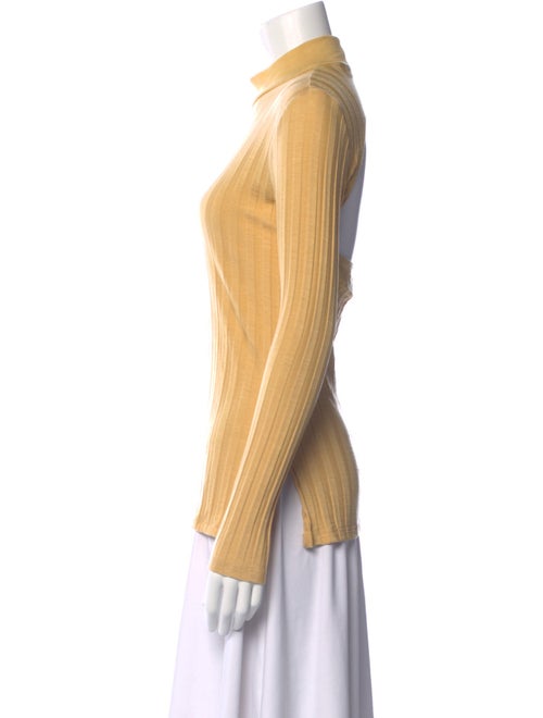 Jonathan Simkhai Mock Neck Long Sleeve Top