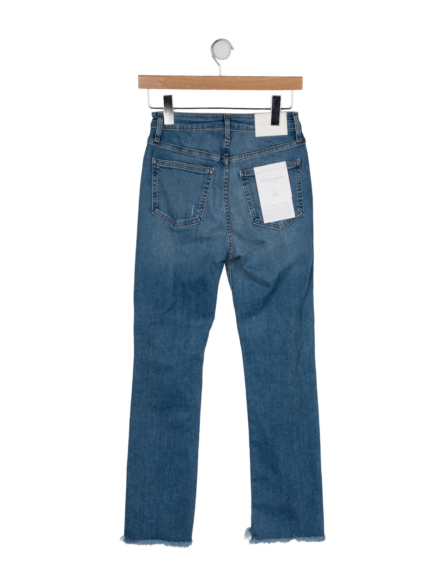Jonathan Simkhai High-Rise Straight Leg Jeans