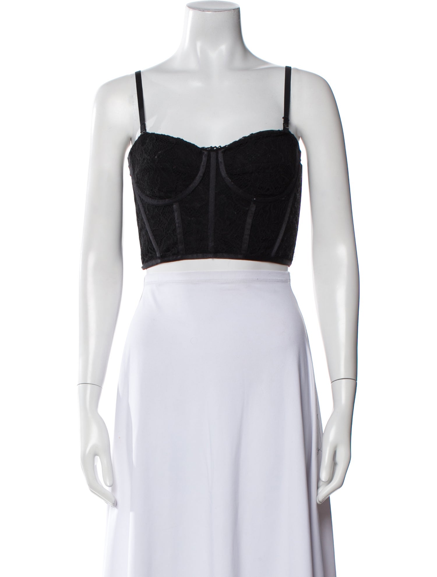 Jonathan Simkhai Square Neckline Sleeveless Crop Top