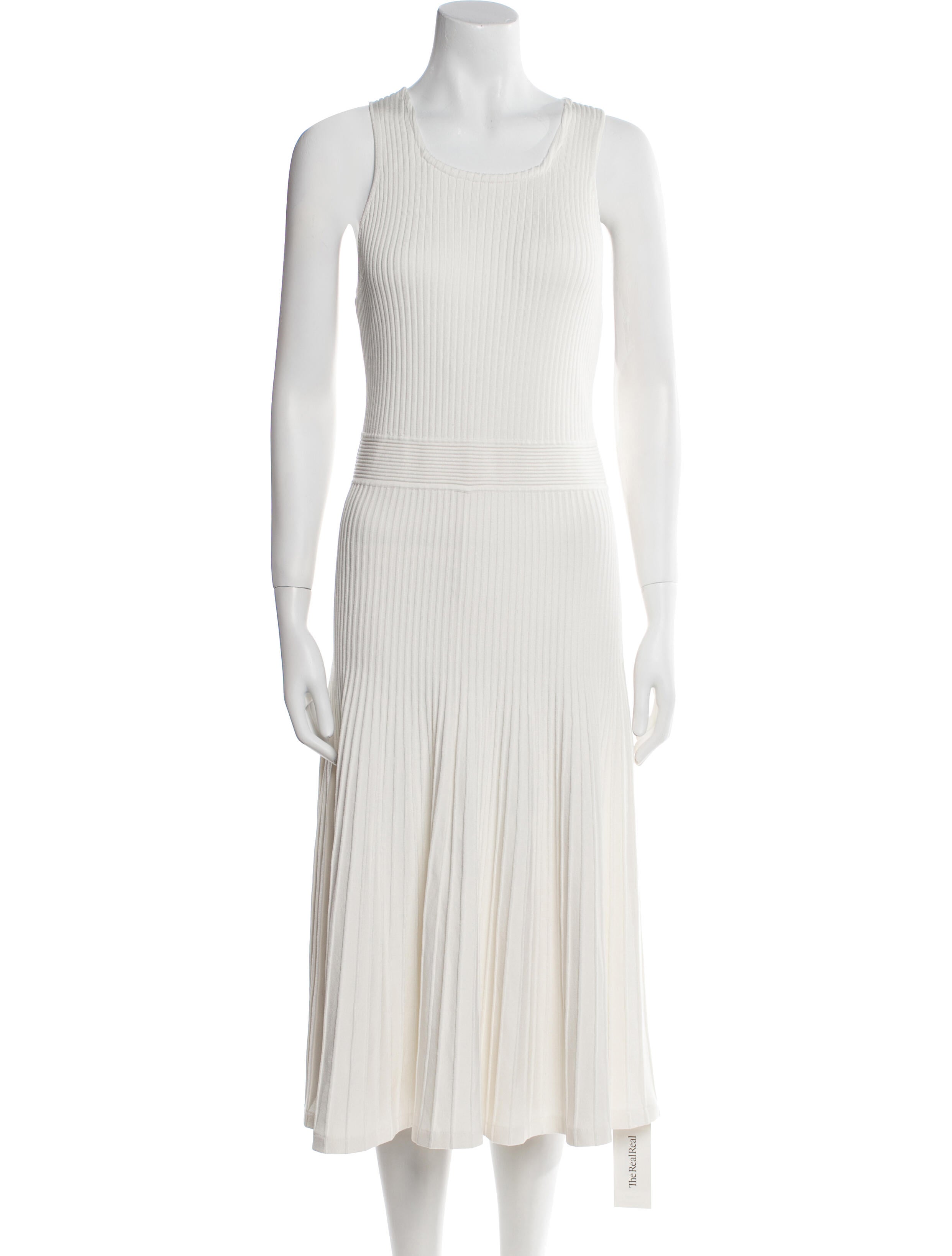 Jonathan Simkhai Scoop Neck Midi Length Dress