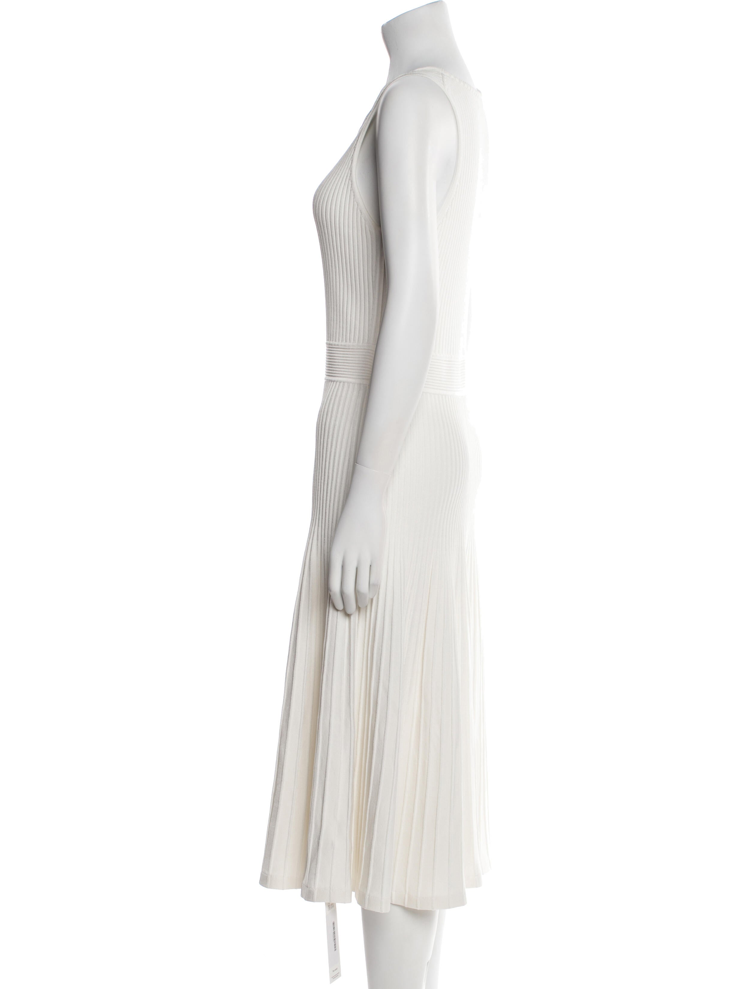 Jonathan Simkhai Scoop Neck Midi Length Dress