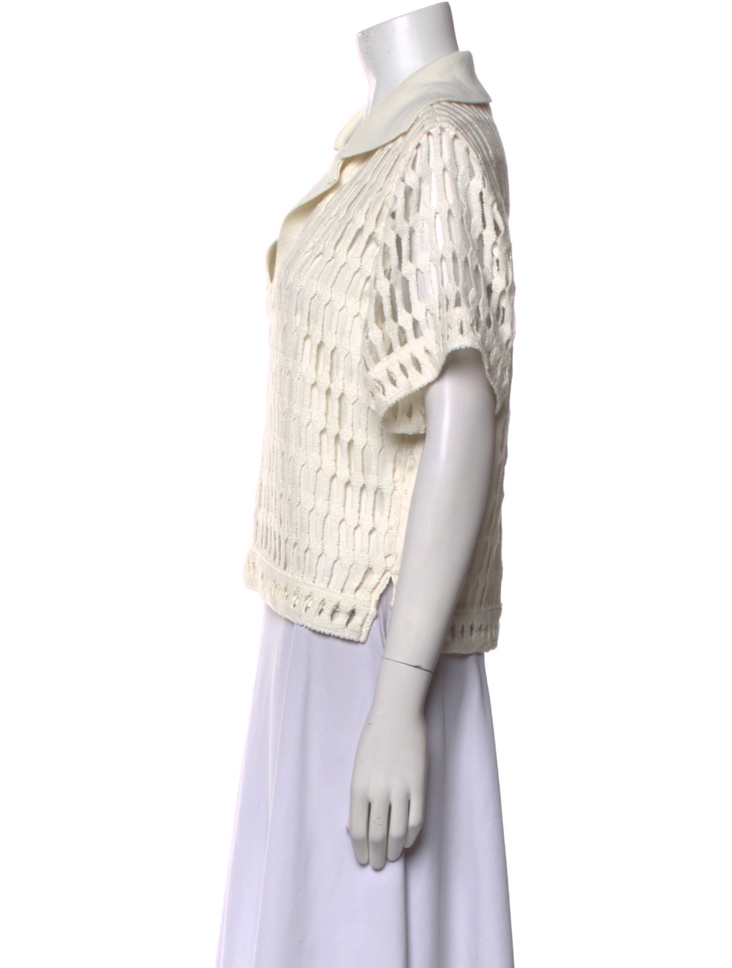 Jonathan Simkhai Striped Short Sleeve Polo