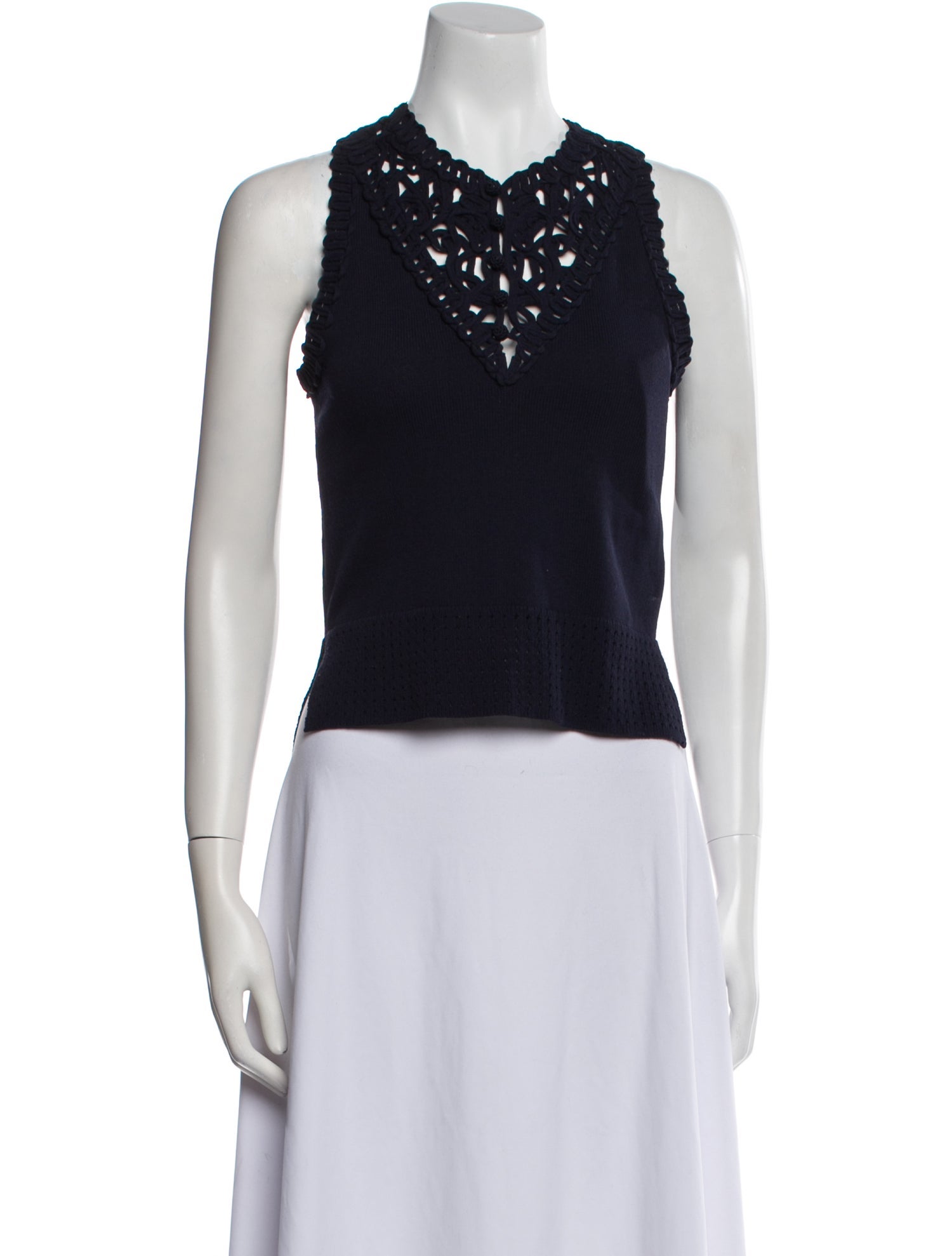 Jonathan Simkhai V-Neck Sleeveless Top