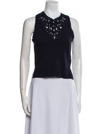 Jonathan Simkhai V-Neck Sleeveless Top