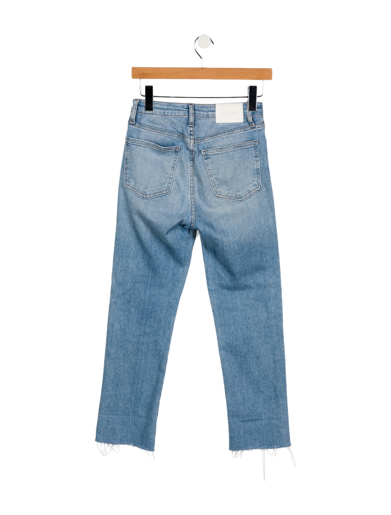 Jonathan Simkhai High-Rise Straight Leg Jeans