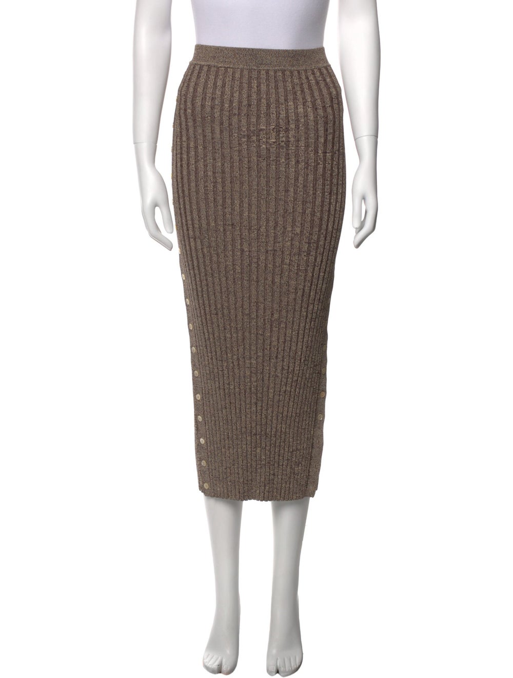 Jonathan Simkhai Skirt Neutrals Elasticized Waist - image 1