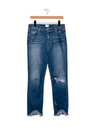 Jonathan Simkhai High-Rise Straight Leg Jeans