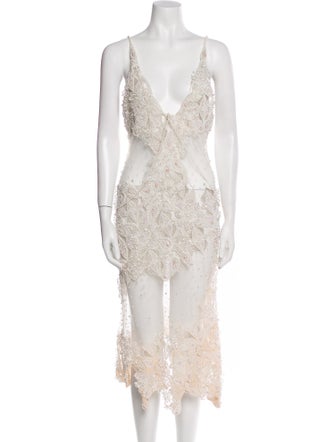 Jonathan Simkhai Nylon Midi Length Dress