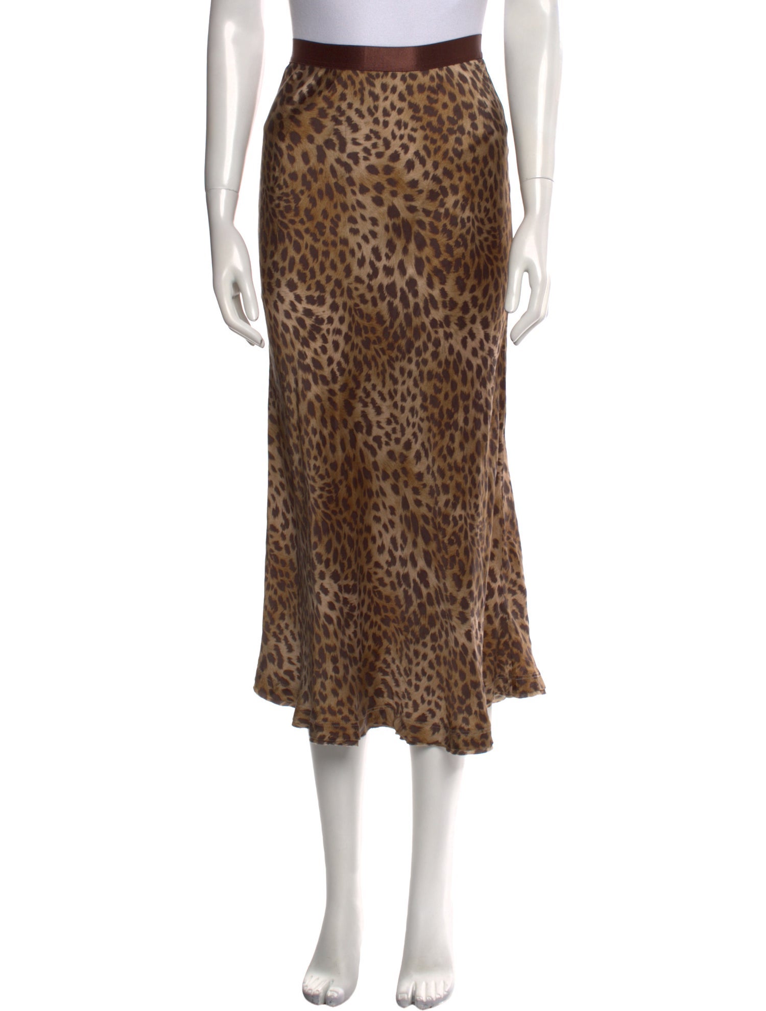 Jonathan Simkhai Silk Midi Length Skirt