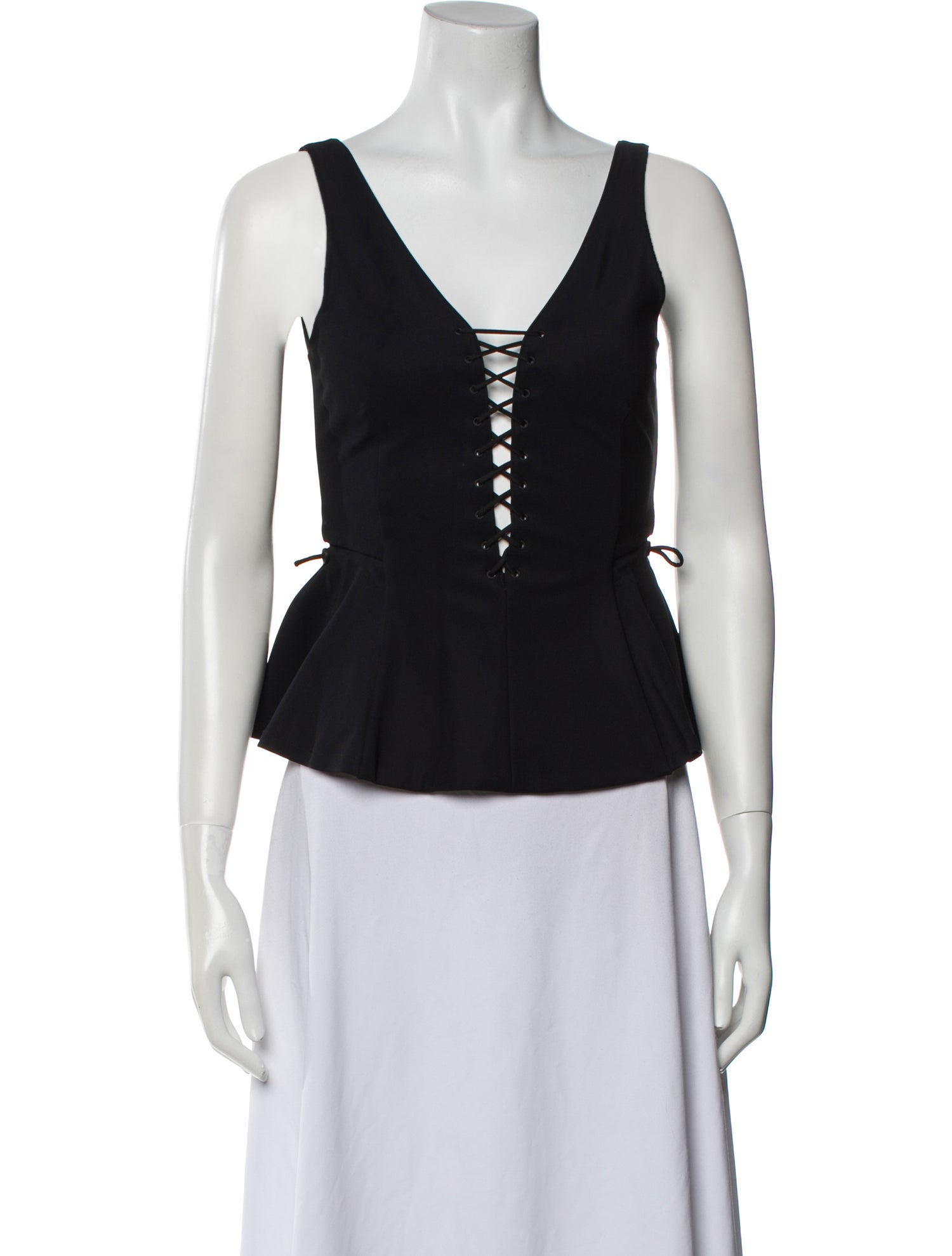 Jonathan Simkhai V-Neck Sleeveless Crop Top w/ Tags