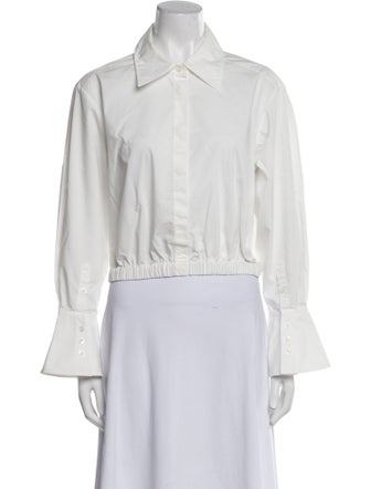 Jonathan Simkhai Long Sleeve Crop Top