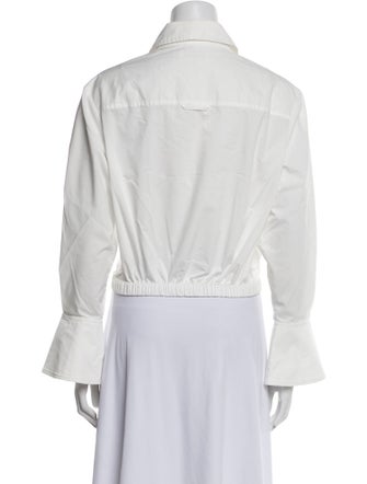 Jonathan Simkhai Long Sleeve Crop Top